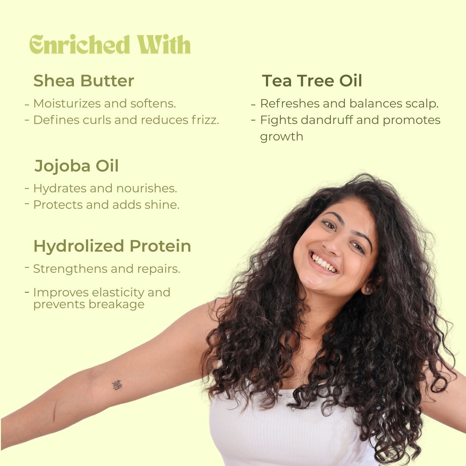 ButterCo. Define curls with nourishing shampoo For Dry curly wavy, dull & frizzy hair